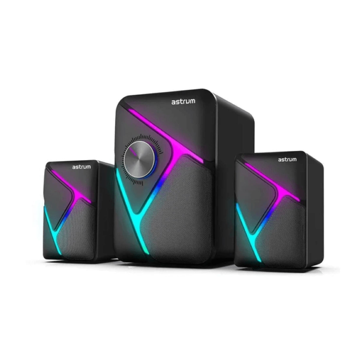 Astrum SM030 2.1CH 20W LED Speakers A13003-B