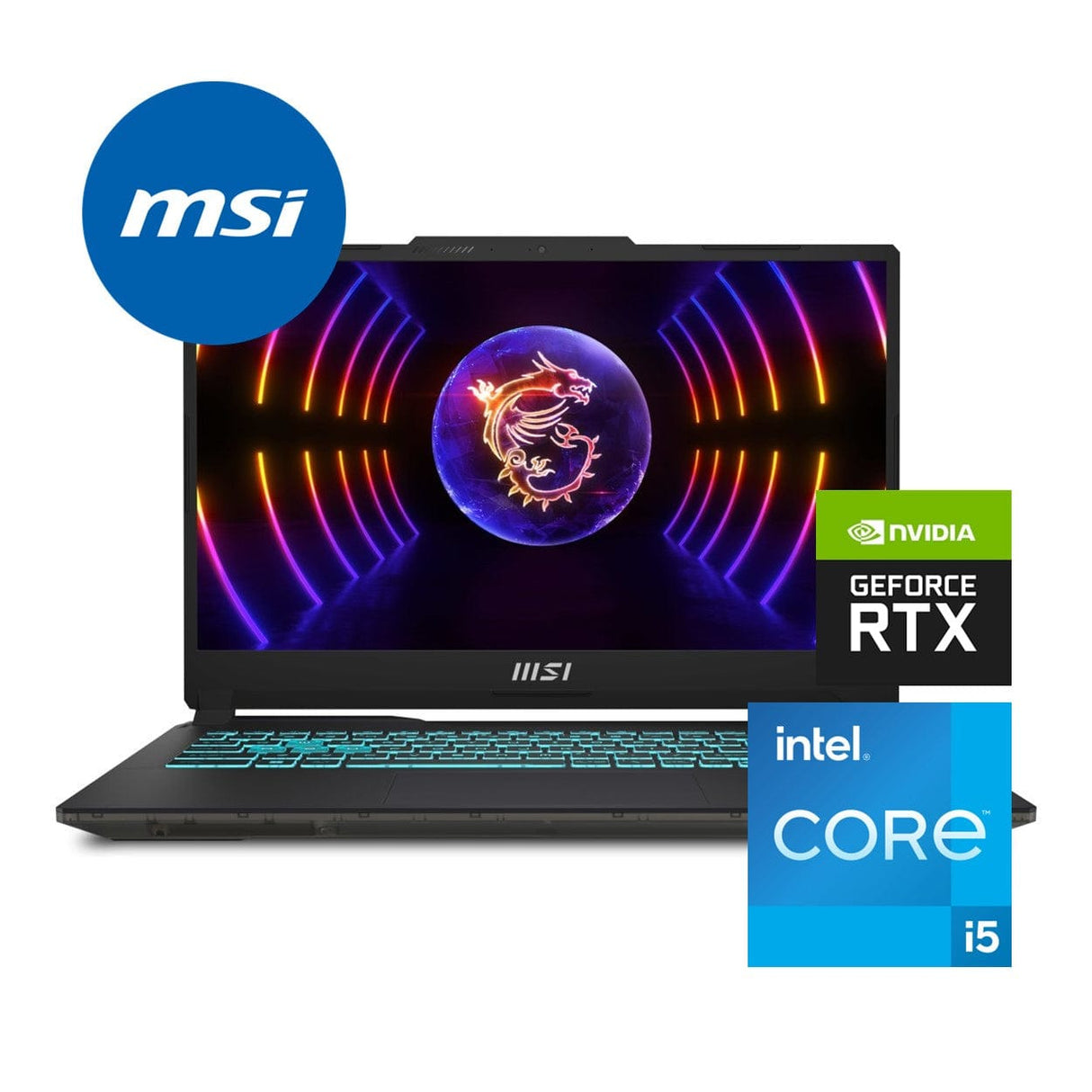 MSI Cyborg 15 A13UC-2402ZA 15.6-inch FHD Laptop - Intel Core i5-13420H 512GB SSD 16GB RAM RTX 3050 Win 11 Home