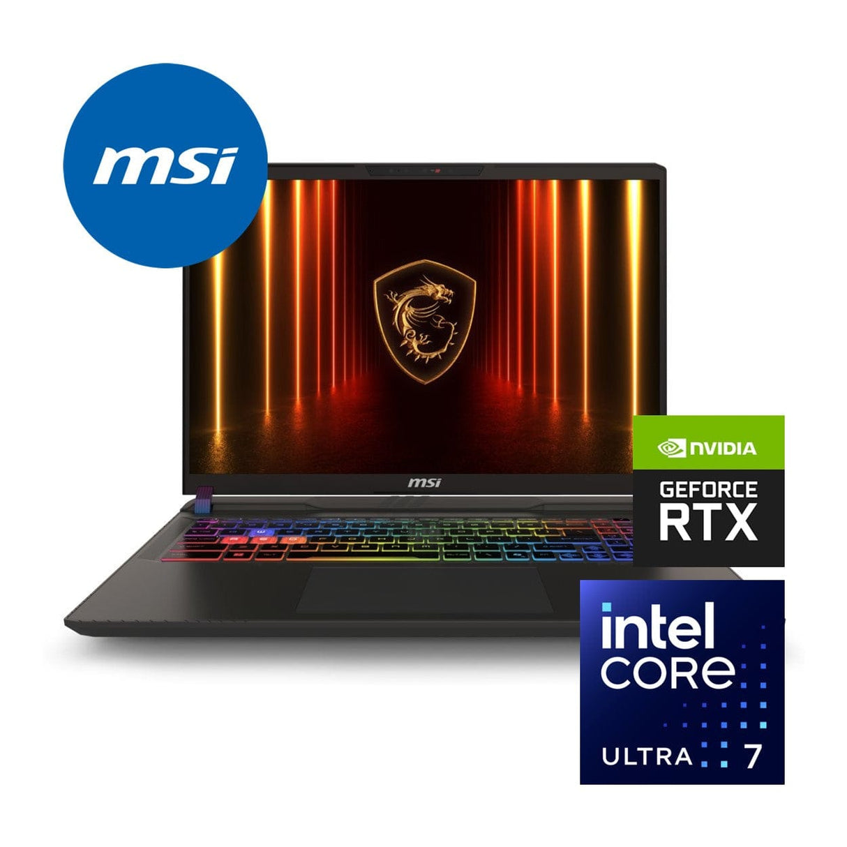 MSI Vector 16 HX A2XWHG-643ZA 16-inch QHD+ AI Laptop - Intel Core Ultra 7 255HX 1TB SSD 16GB RAM RTX 5070 Ti Win 11 Home