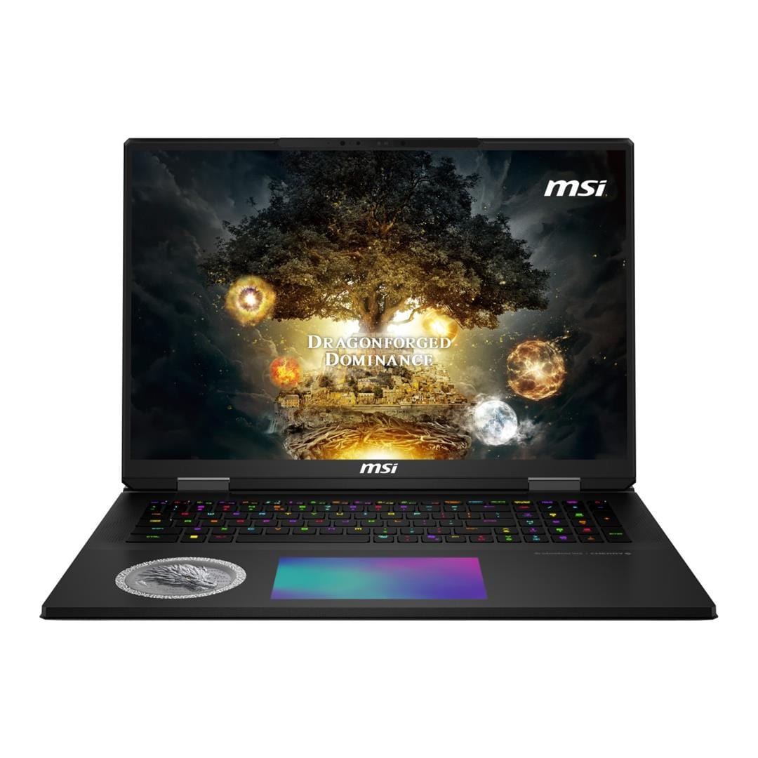 MSI Titan 18 HX A2XWJG-659ZA 18-inch UHD+ AI Laptop - Intel Core Ultra 9 285HX 2TB SSD 96GB RAM RTX 5090 Win 11 Pro