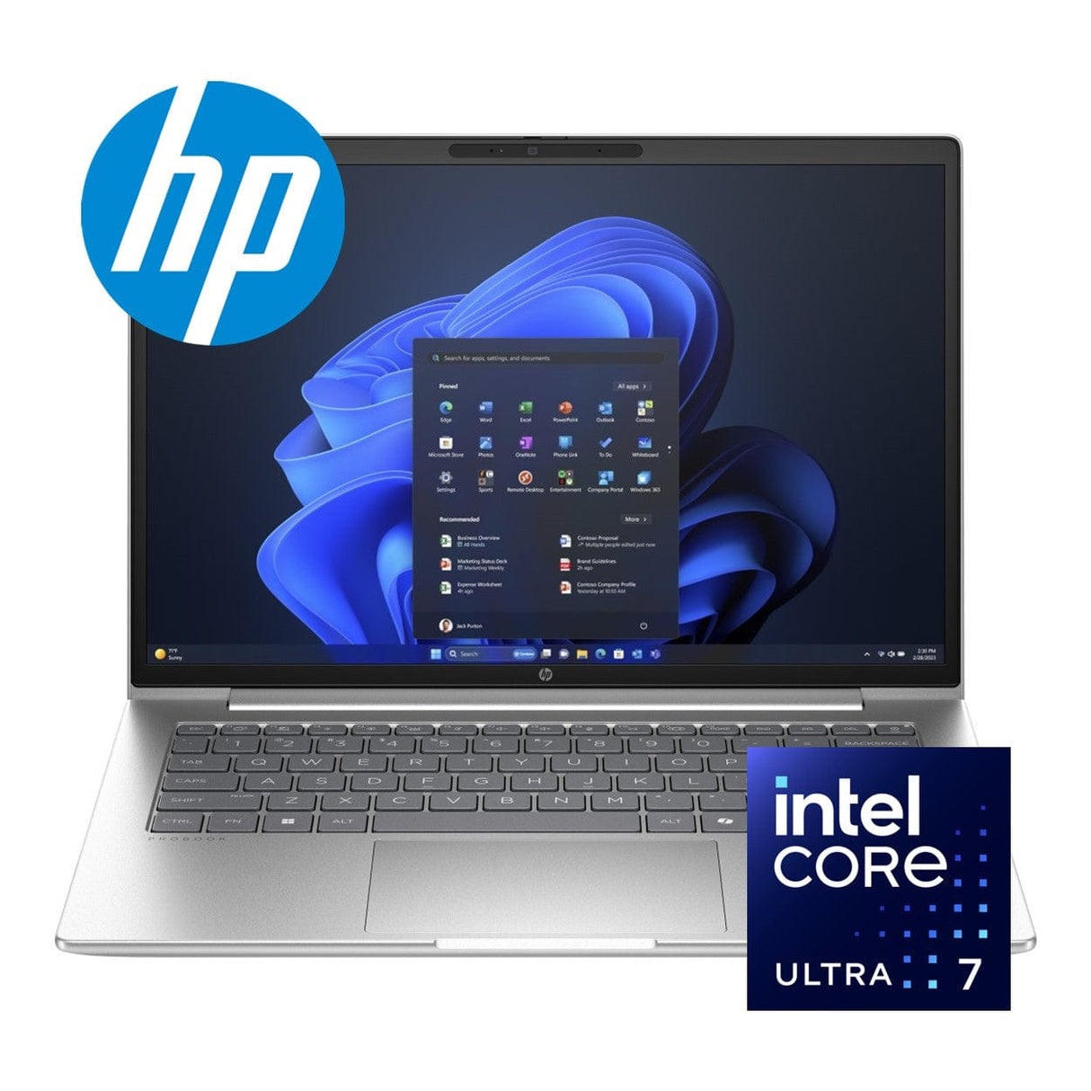 HP ProBook 440 G11 14-inch WUXGA Laptop - Intel Core Ultra 7 155U 512GB SSD 16GB RAM Win 11 Pro A37X1ET