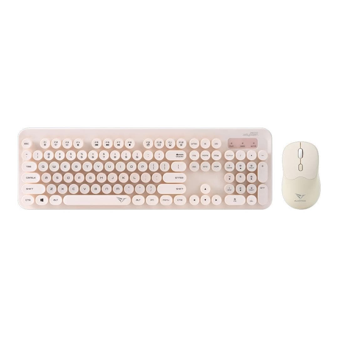 Alcatroz Jellybean A5000 Wireless Keyboard and Mouse Combo Macaron A5000MACARON