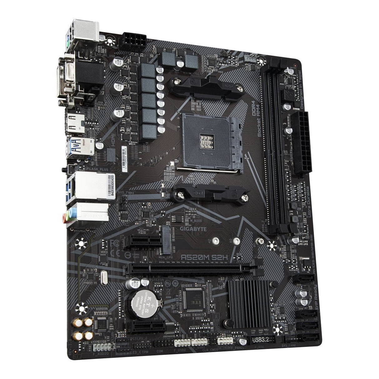 Gigabyte A520M S2H AMD Socket AM4 micro ATX Motherboard A520M S2H