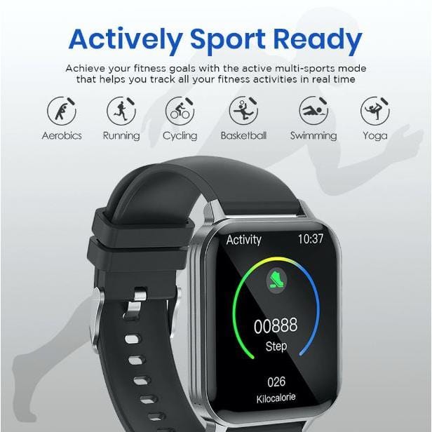 Astrum M29 Wireless Bluetooth IP68 Sports Smart Watch Black A61626-B