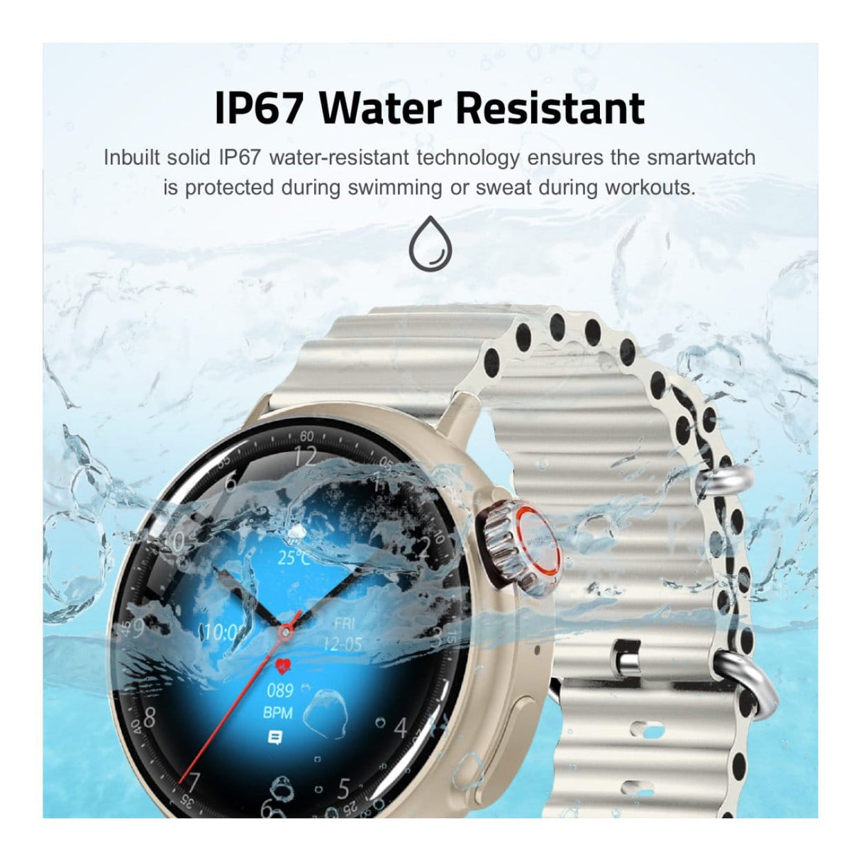 Astrum MT31 1.52-inch HD IP67 Smart Watch A61652-T