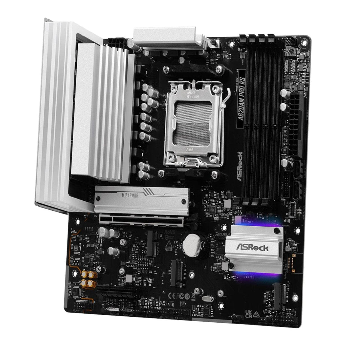 Asrock A620AM Pro RS AMD Socket AM5 micro ATX Motherboard