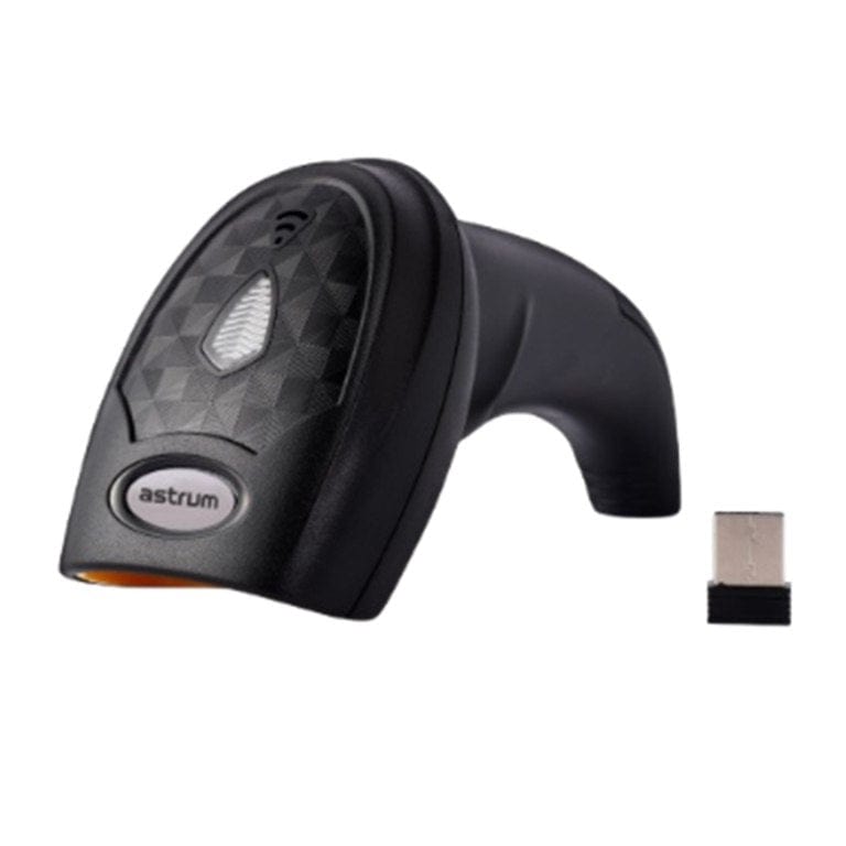 Astrum BS220 2D Wired and Wireless Laser Barcode Scanner with Stand A70022-B