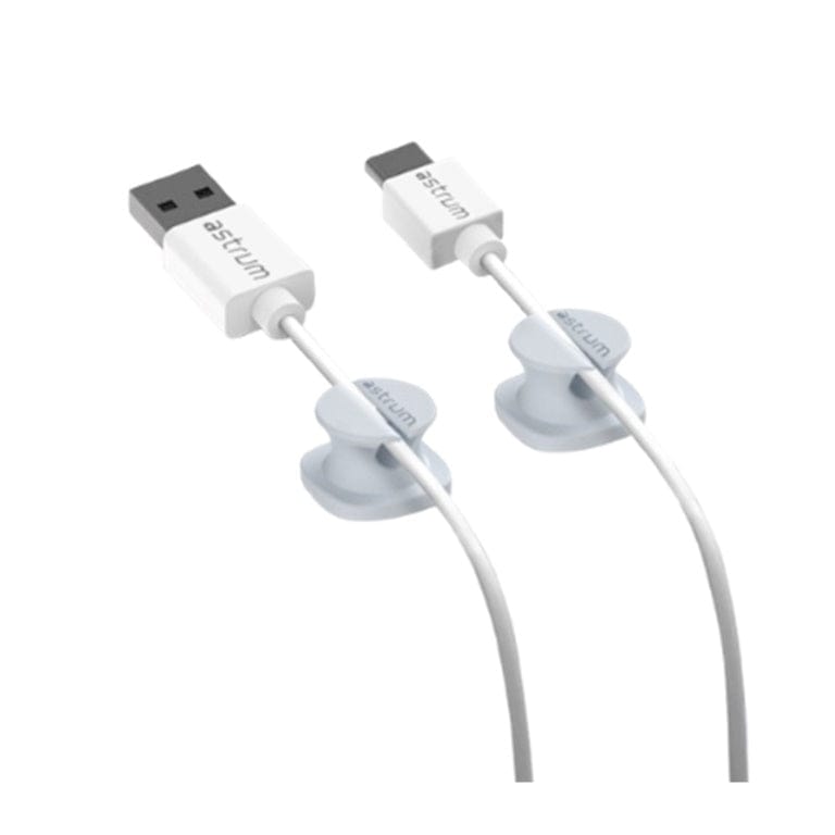 Astrum CO060 Mini Cable Organizer Clips Blue 4-pack A71006-C