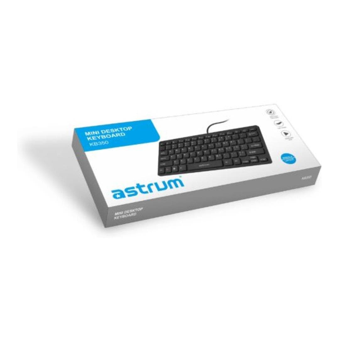 Astrum KB350 Mini Wired Keyboard Black A80535-BA
