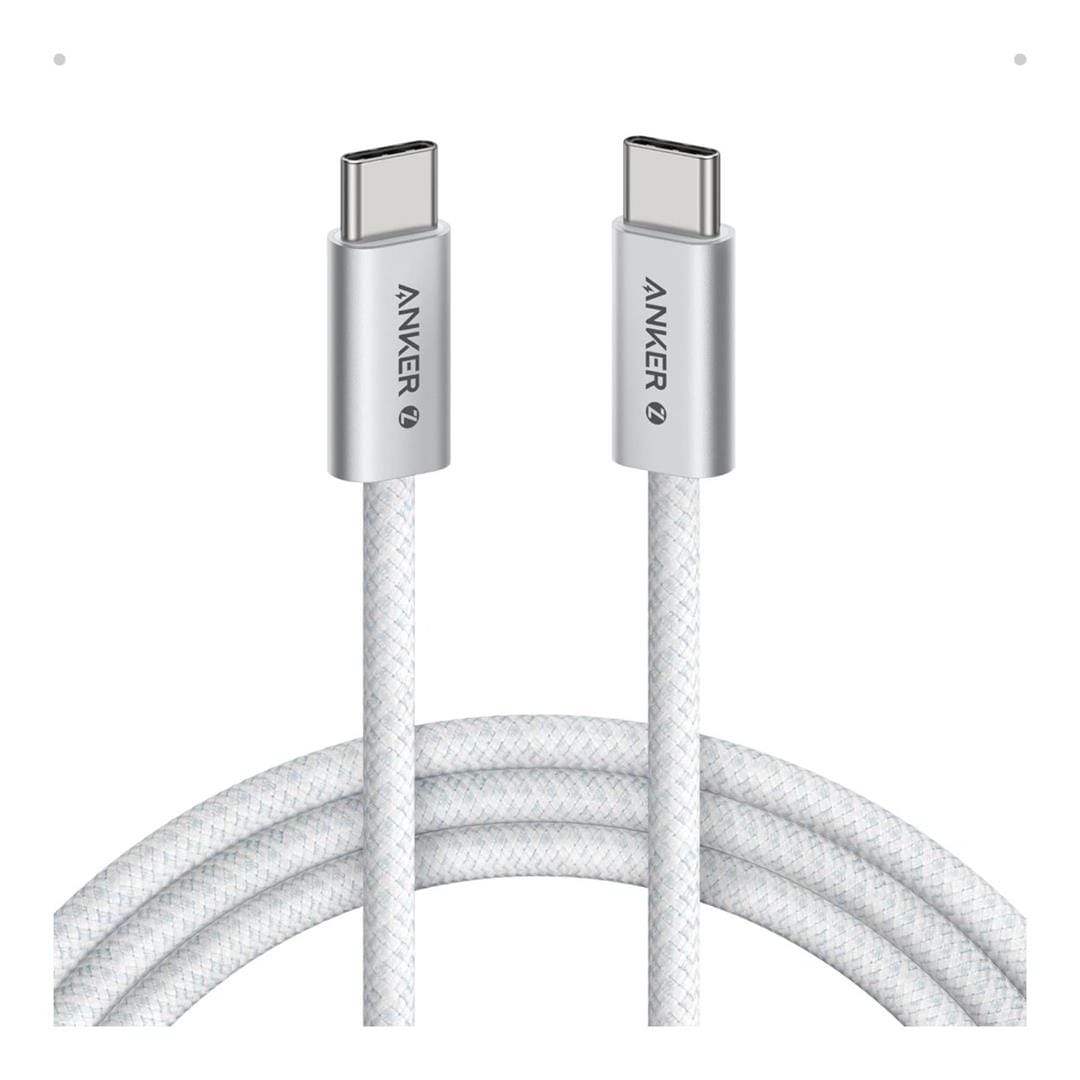 Anker 240W Type-C Male to Male Braided Cable 1m White A8060H21