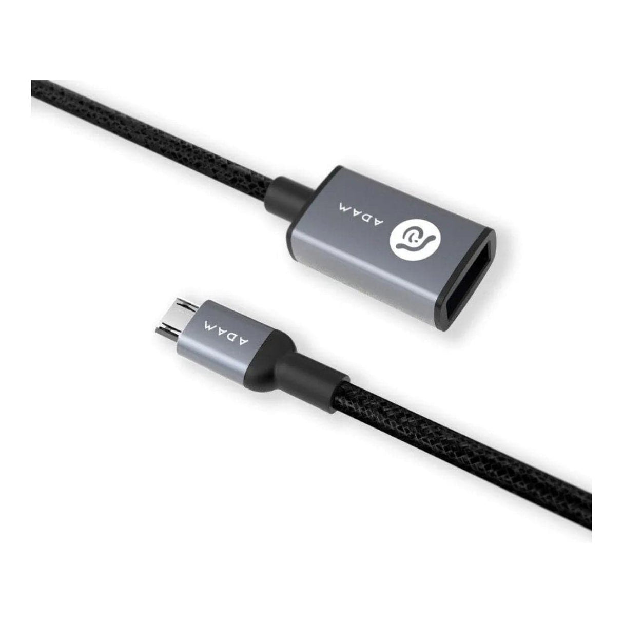 Adam Elements PeAk AFB13 Micro-B Male to Type-A Female Adapter Grey AAPADAFB13GY