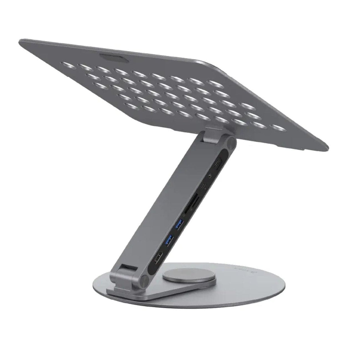 Adam Elements CASA 360 8-in-1 Type-C Foldable Aluminum Hub Stand Grey AAPADHUB360GY