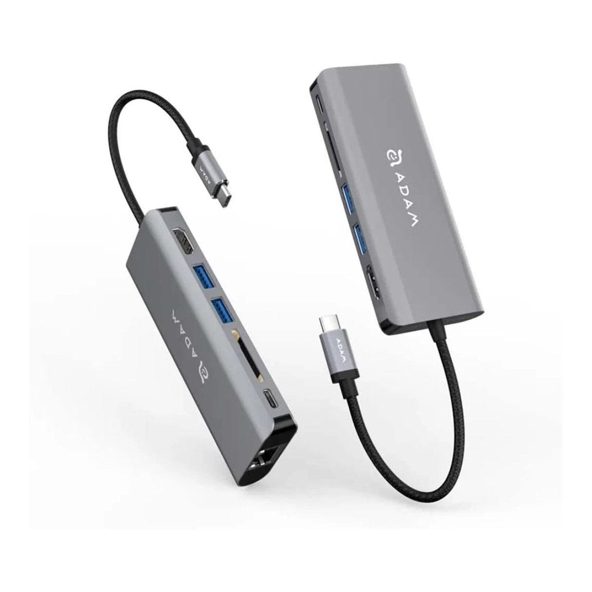 Adam Elements CASA A01 6-in-1 Type-C Ethernet Hub Grey AAPADHUBA01GY