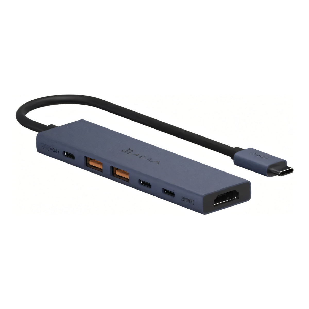 Adam Elements DE06 6-in-1 USB-C Multifunction Hub - Blue AAPADHUBDE06BL