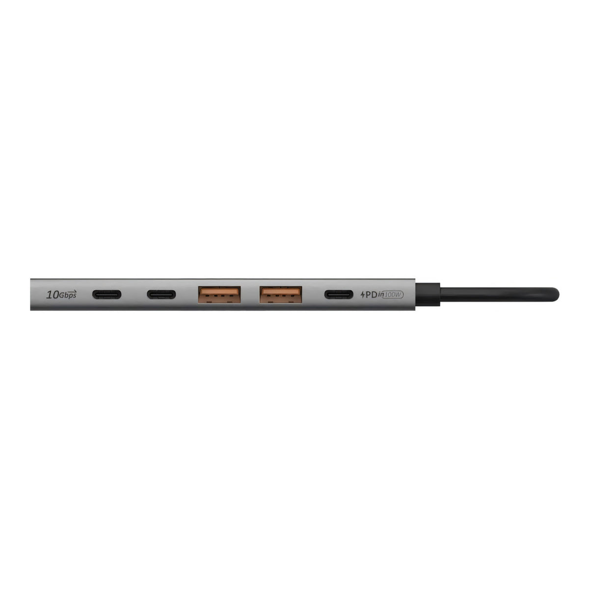 Adam Elements DE06 6-in-1 USB-C Multifunction Hub - Grey AAPADHUBDE06GY