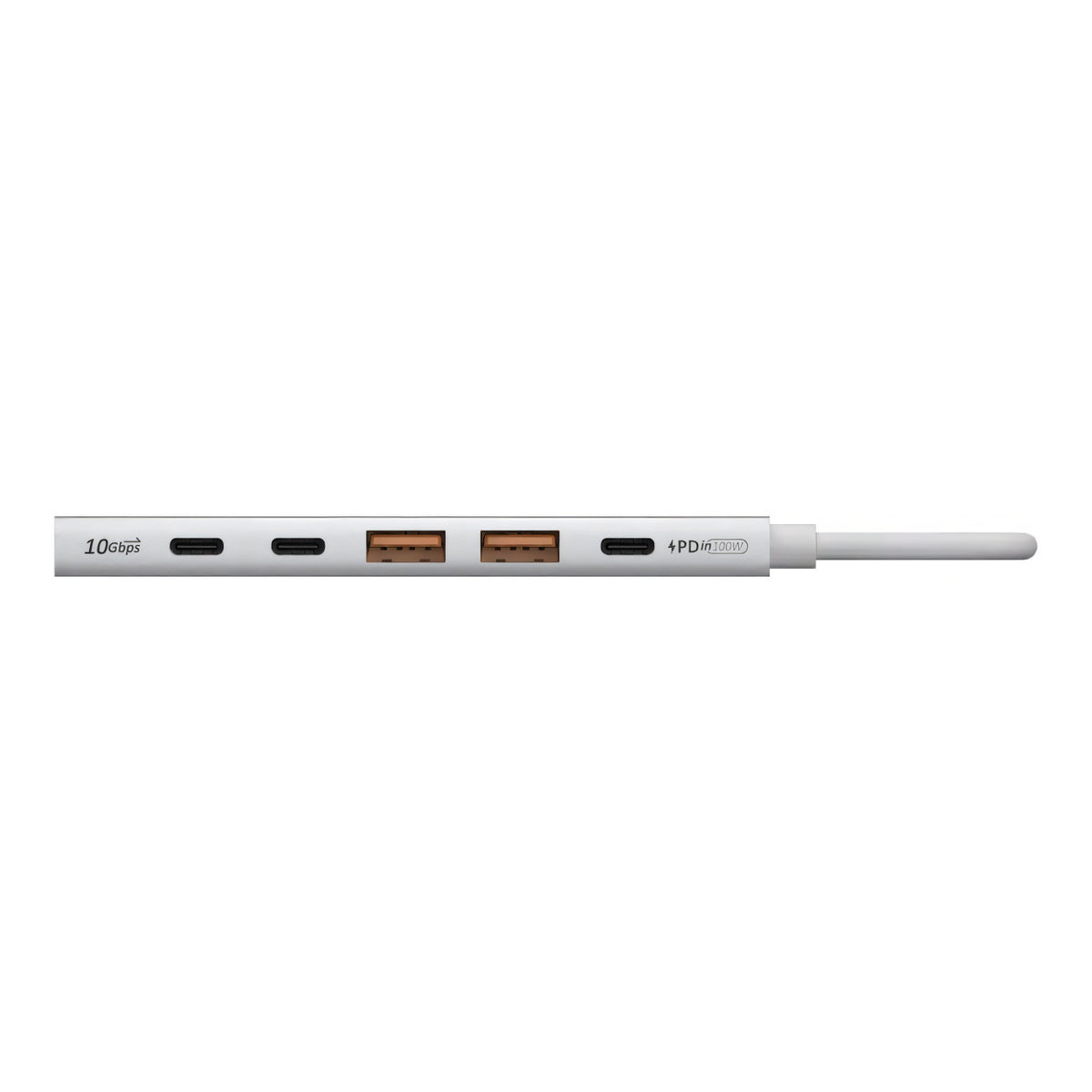 Adam Elements DE06 6-in-1 USB-C Multifunction Hub - Silver AAPADHUBDE06SL