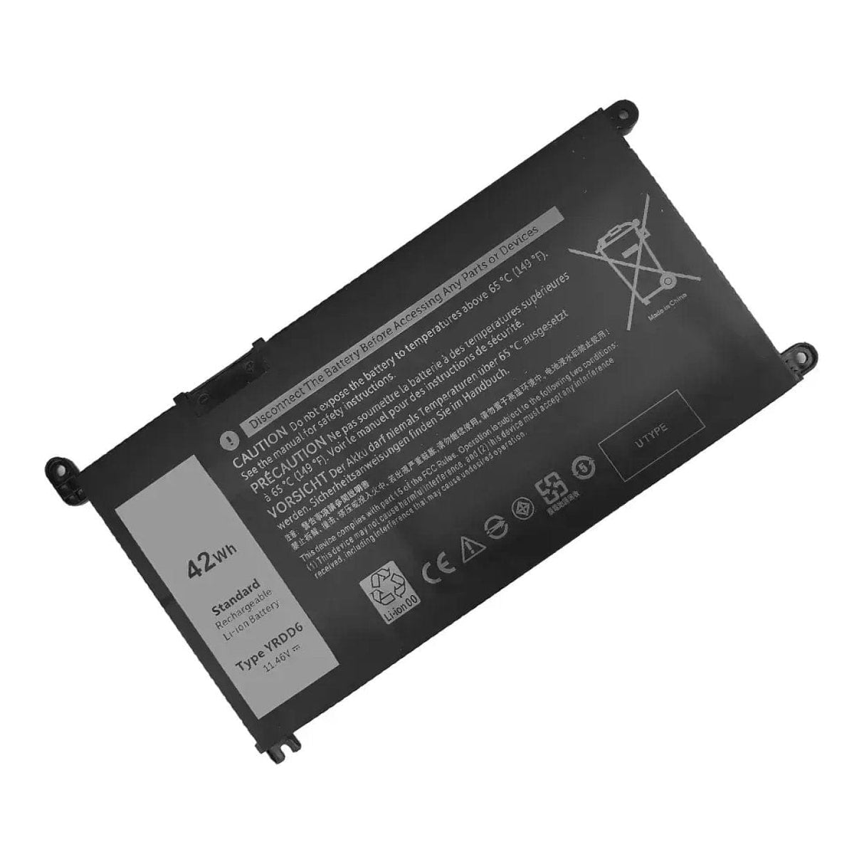 Astrum 11.4V 3600MAH Lithium Polymer Battery for Dell 5485 ABT-DLYRDD6