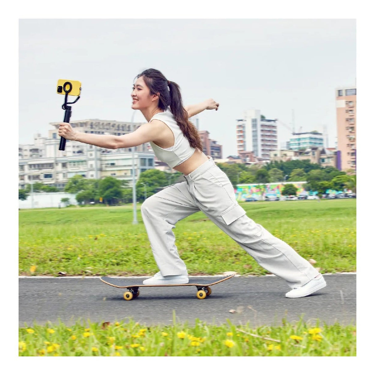 Adam Elements SELFIE Pro Wireless Bluetooth Tripod Selfie Stick & LED Light - Black ABTADSELFPRBK
