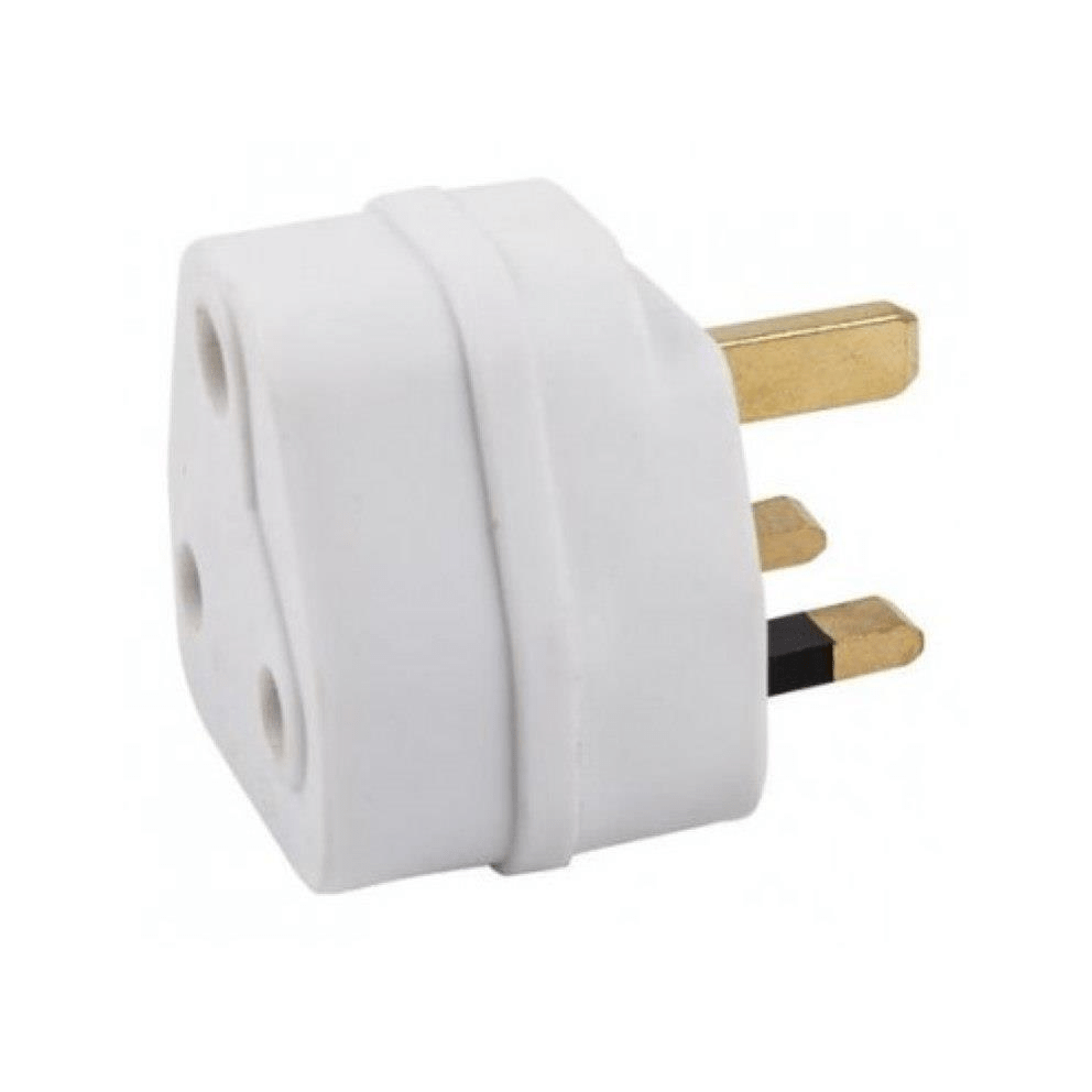 Acconet UK Plug to SA Socket Adapter AC-PLUG-UK-SA