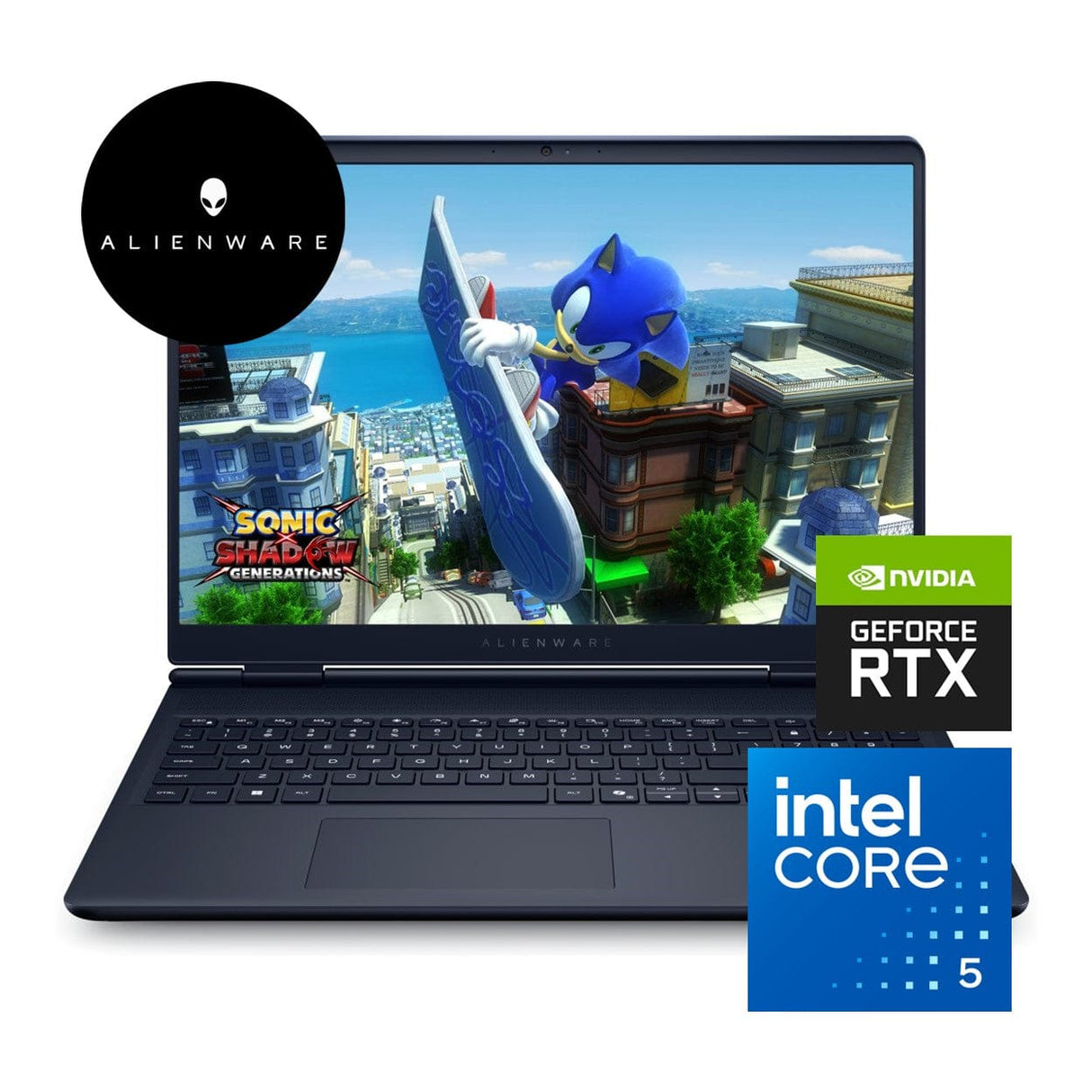 Dell Alienware 16 Aurora 16-inch WQXGA Laptop - Intel Core 5 210H 512GB SSD 16GB RAM RTX 4050 Win 11 Pro
