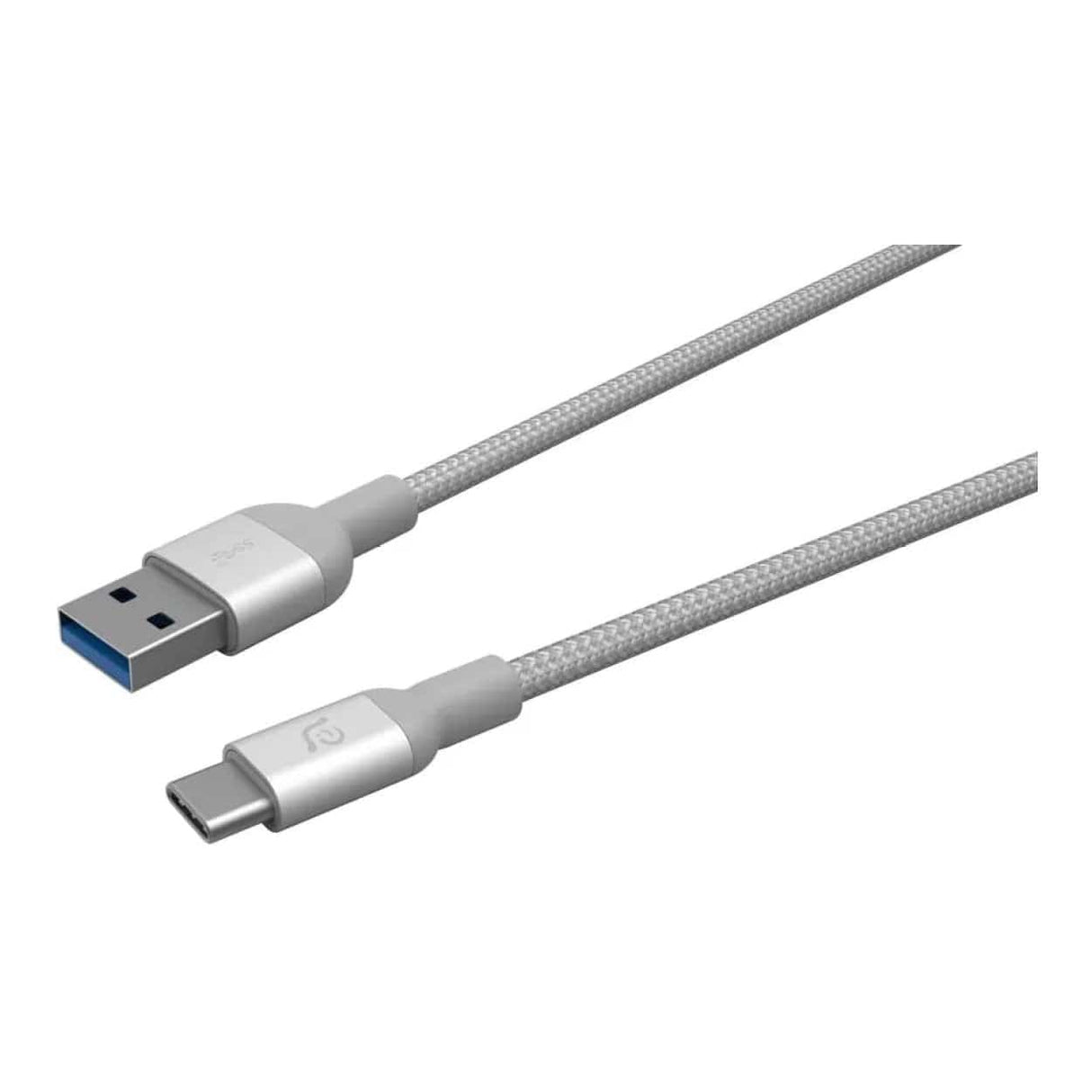 Adam Elements CASA M100+ Type-C to Type-A Charging Cable 1m Silver ACBADM100PSL