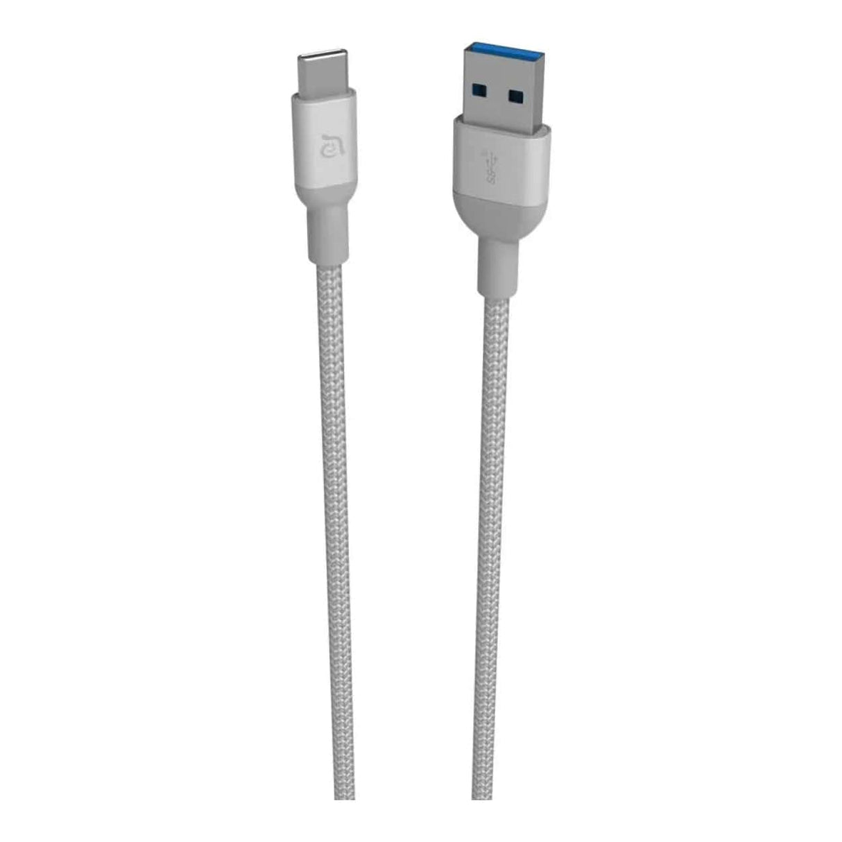 Adam Elements CASA M100+ Type-C to Type-A Charging Cable 1m Silver ACBADM100PSL