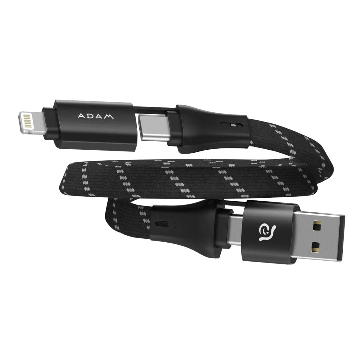 Adam Elements PeAk MF401 4-in-1 60W Charging Cable 1m - Black ACBADMF401BK