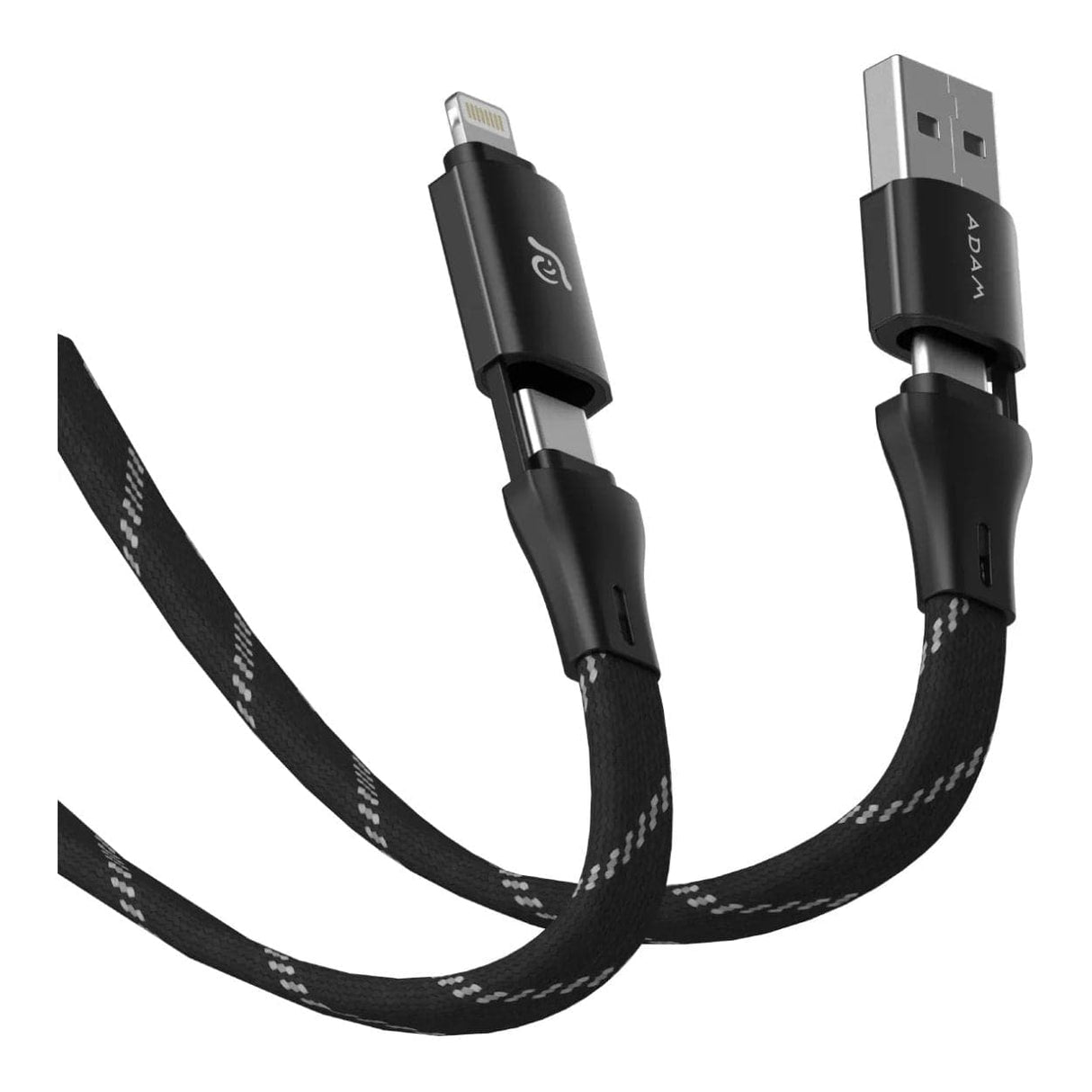 Adam Elements PeAk MF401 4-in-1 60W Charging Cable 1m - Black ACBADMF401BK