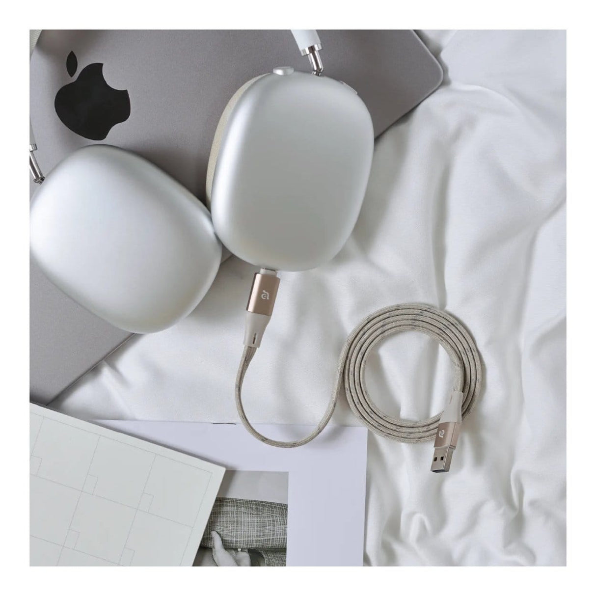 Adam Elements PeAk MF401 4-in-1 60W Charging Cable 1m - Titanium ACBADMF401TM