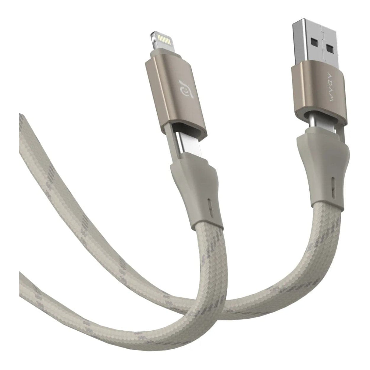 Adam Elements PeAk MF401 4-in-1 60W Charging Cable 1m - Titanium ACBADMF401TM