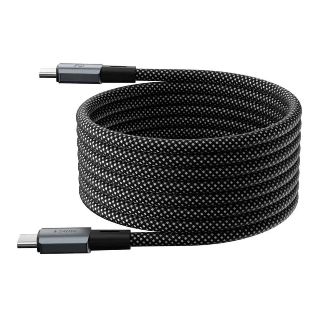 Adam Elements CASA MP200 Type-C Male to Male Cable 2m Black ACBADMP200BK