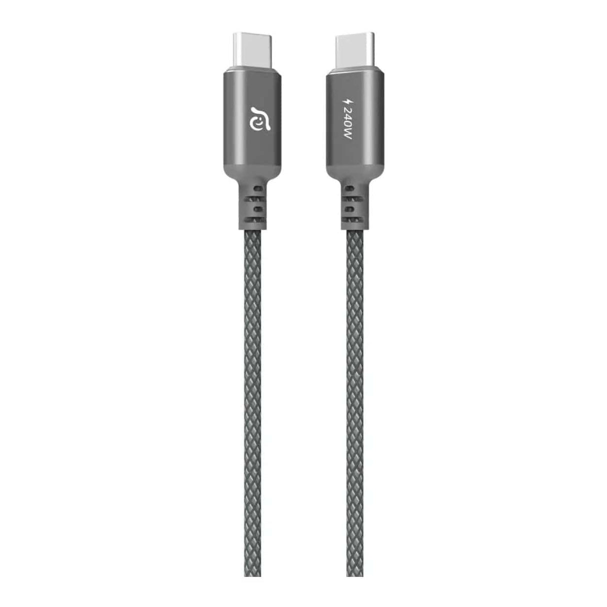 Adam Elements CASA P120 Type-C Male to Male Braided Cable 1.2m Grey ACBADP120GY