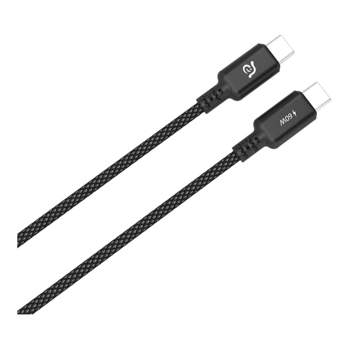 Adam Elements CASA S200 Type-C Male to Male Braided Cable 2m Black ACBADS200BK