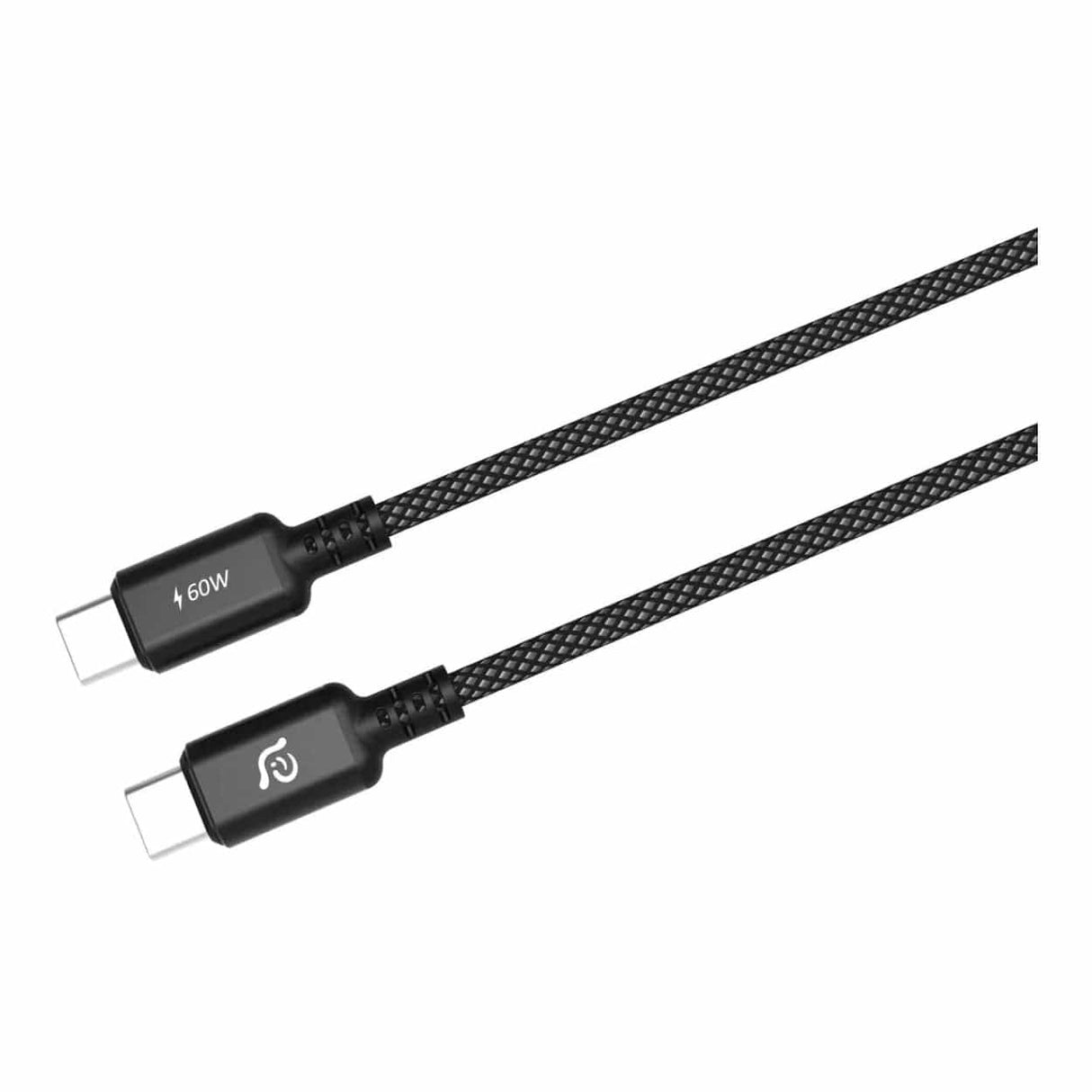 Adam Elements CASA S200 Type-C Male to Male Braided Cable 2m Black ACBADS200BK