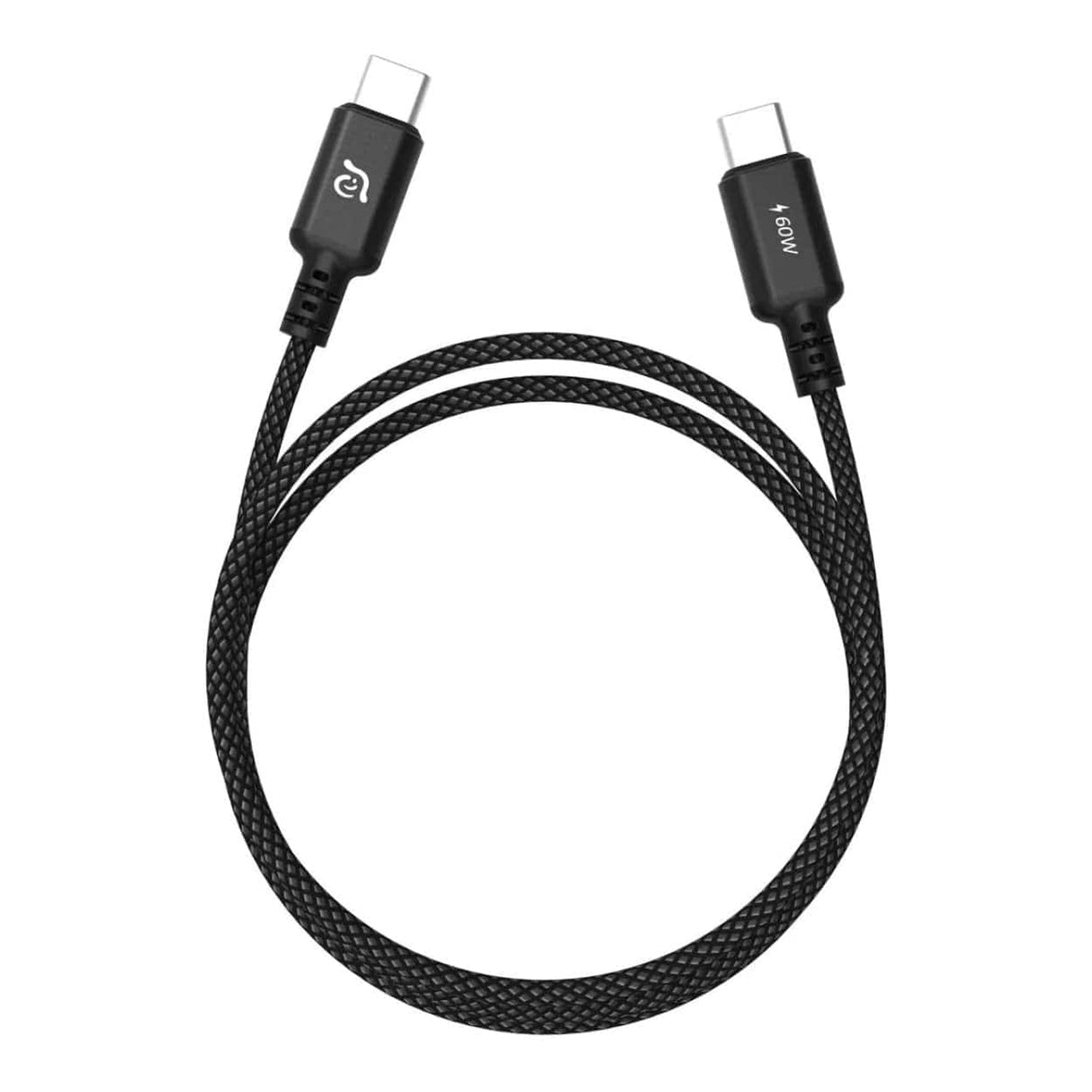 Adam Elements CASA S200 Type-C Male to Male Braided Cable 2m Black ACBADS200BK