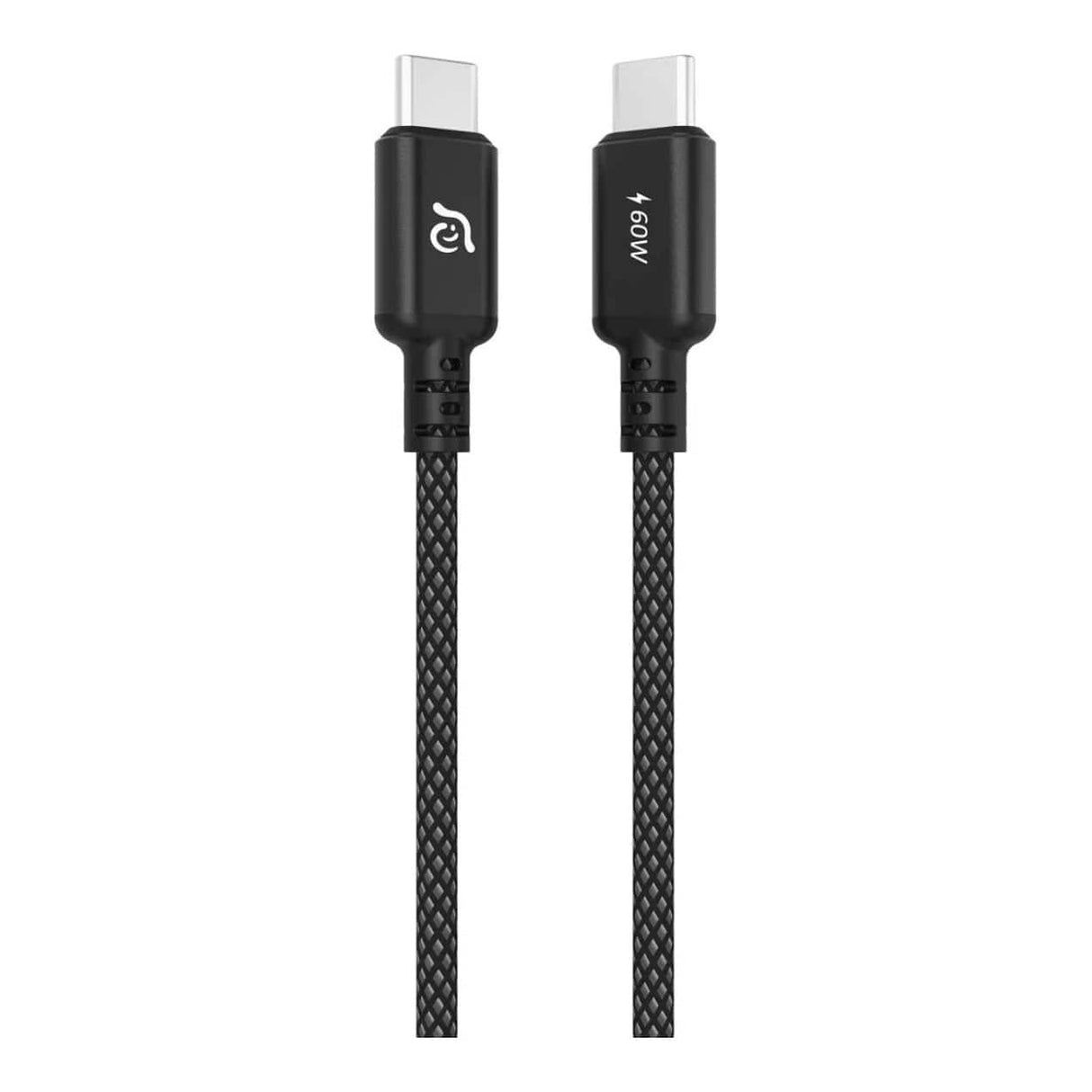 Adam Elements CASA S200 Type-C Male to Male Braided Cable 2m Black ACBADS200BK