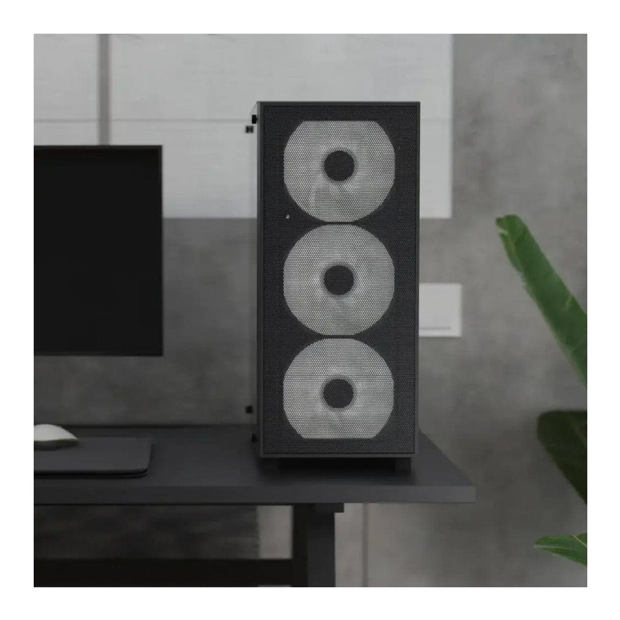 Aerocool B509A Flow ARGB ATX Mid Tower Gaming PC Case Black ACCM-BD02063.11