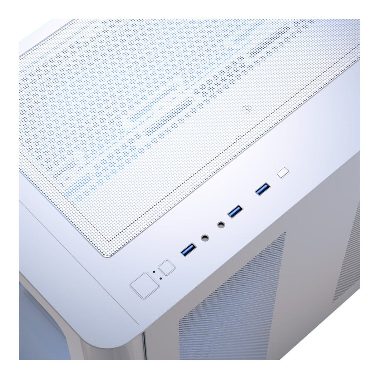 Aerocool P500C ATX Mid-Tower Compact PC Case White ACCM-PN01043.21