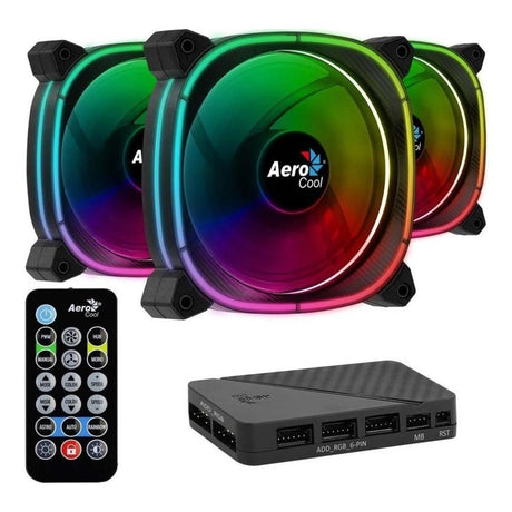 Aerocool Astro 12 Pro 120mm ARGB Fan Set ACF3-AT10217.02
