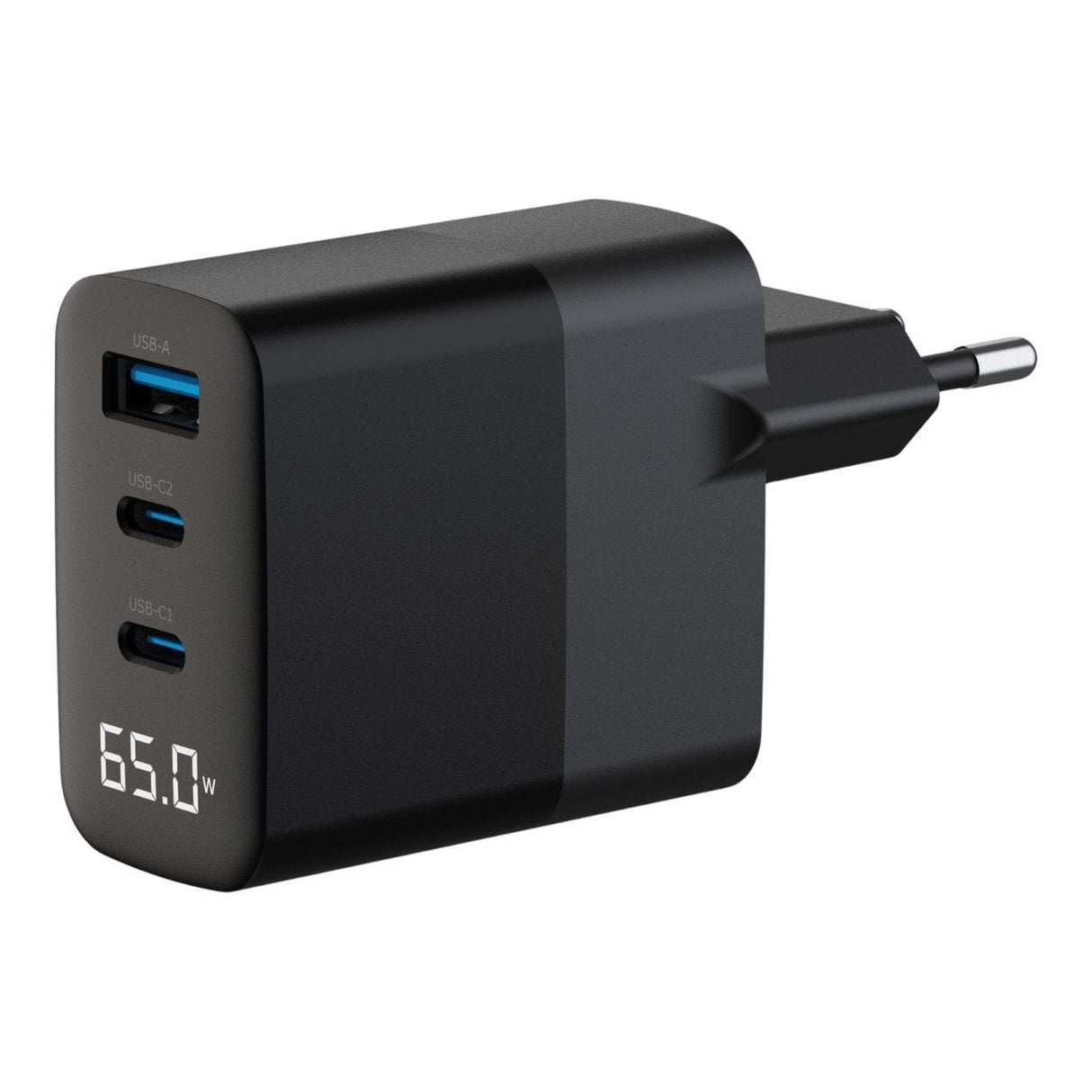Astrum WATZ65G 65W PD USB-C Wall Charger Black ACHW65GBE