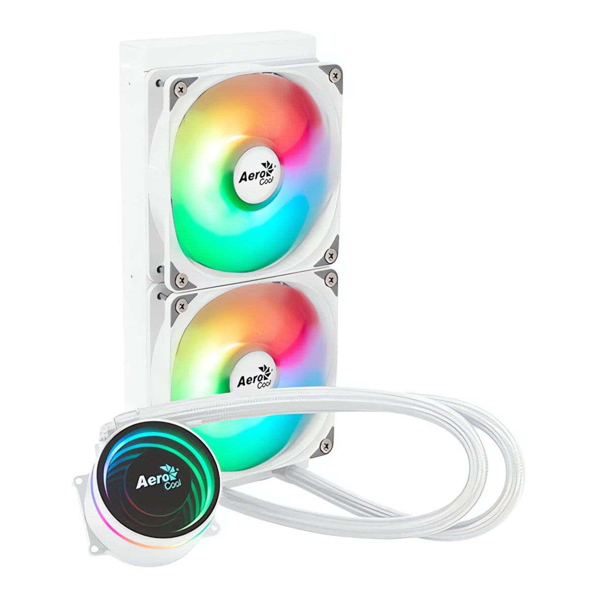 Aerocool Oasis L240 240mm ARGB CPU Liquid Cooler White ACLA-OA24117.11