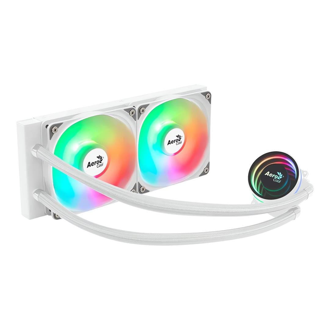 Aerocool Oasis L240 240mm ARGB CPU Liquid Cooler White ACLA-OA24117.11