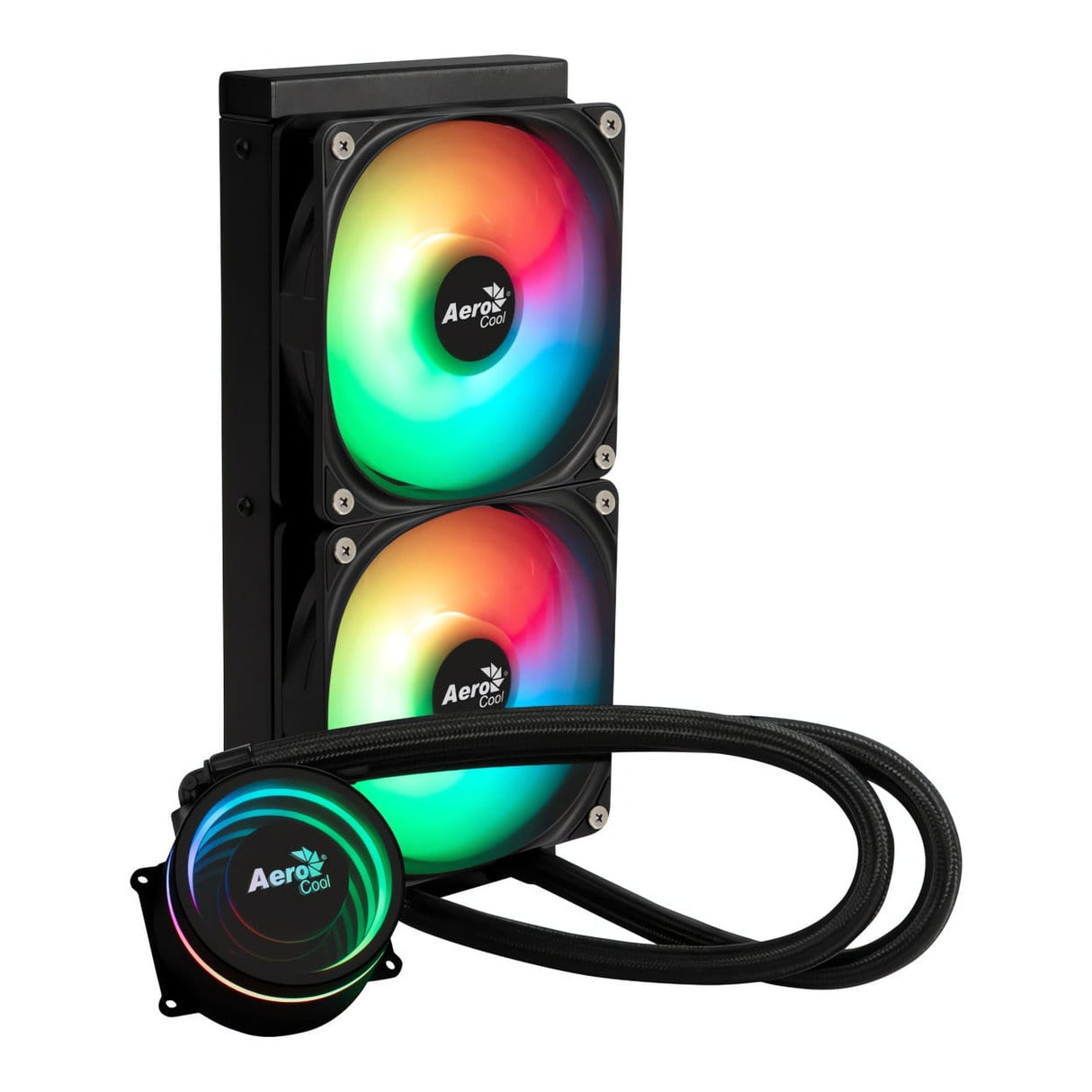 Aerocool Oasis L240 240mm ARGB CPU Liquid Cooler Black ACLA-OA24117.21