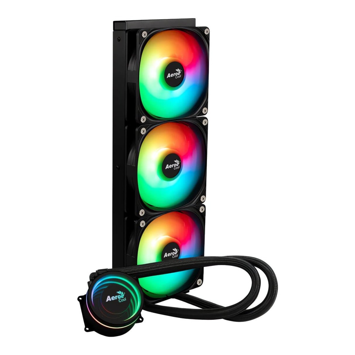 Aerocool Oasis L360 360mm ARGB CPU Liquid Cooler Black ACLA-OA36117.11