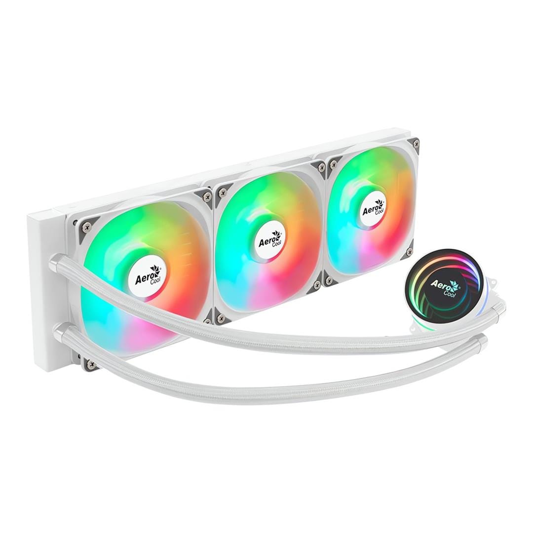 Aerocool Oasis L360 360mm ARGB CPU Liquid Cooler White ACLA-OA36117.21