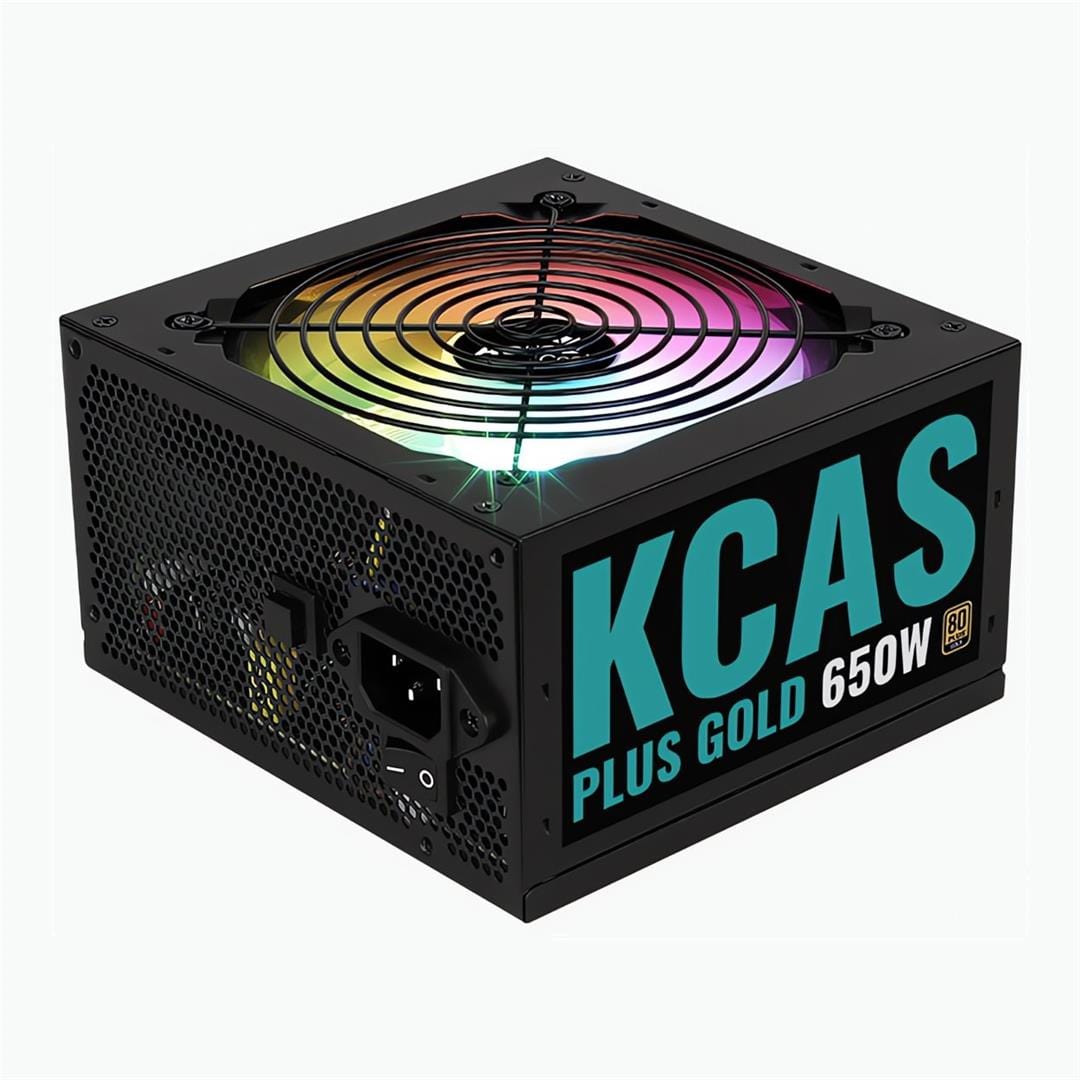 Aerocool KCAS PLUS Gold 650W RGB Non-Modular ATX Power Supply Unit ACPG-KP65FEC.11