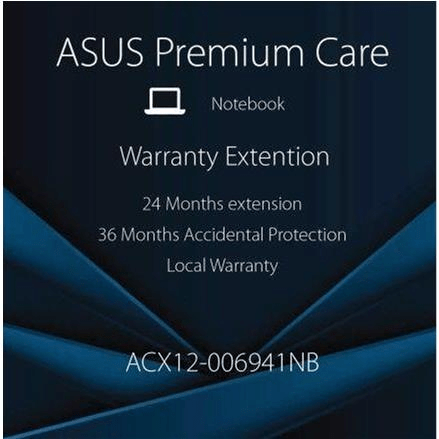 ASUS Local 24-month with 36-month Accidental Protection Warranty Upgrade ACX12-006941NB