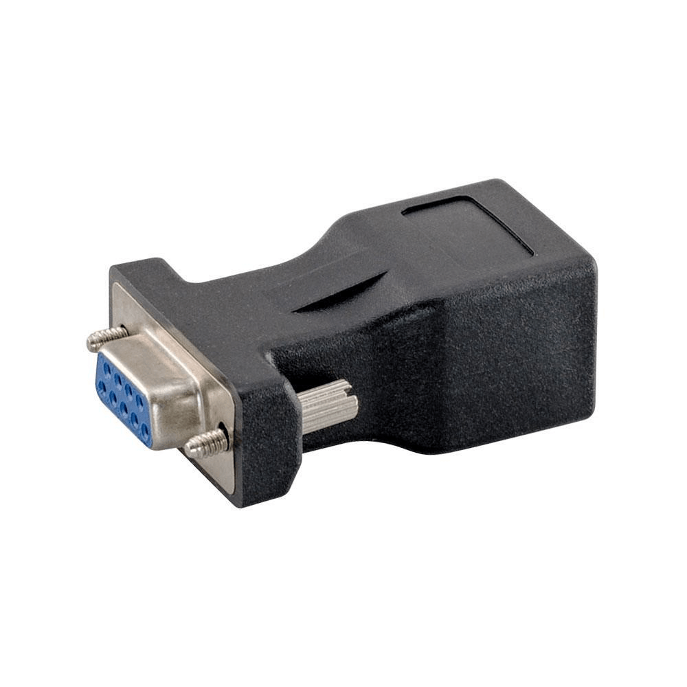Unitek DB9 Female to RJ45 Plastic Adaptor Black ADDB9FRJ45F