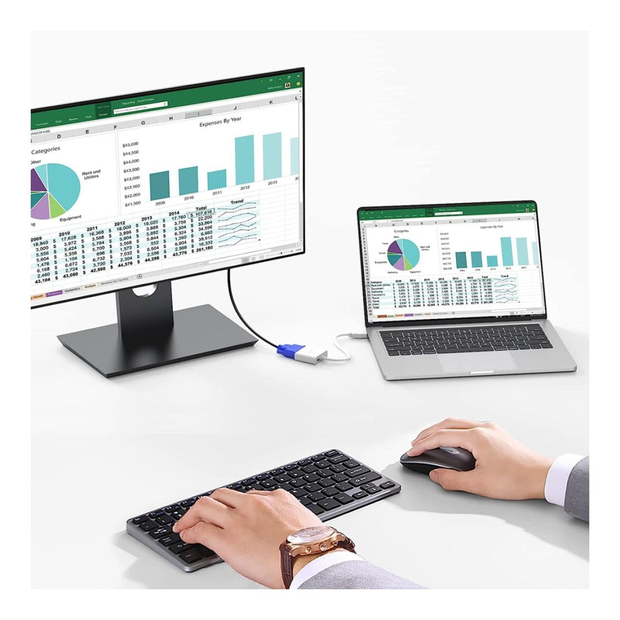 Parrot HDMI to VGA with Audio Converter AD2008