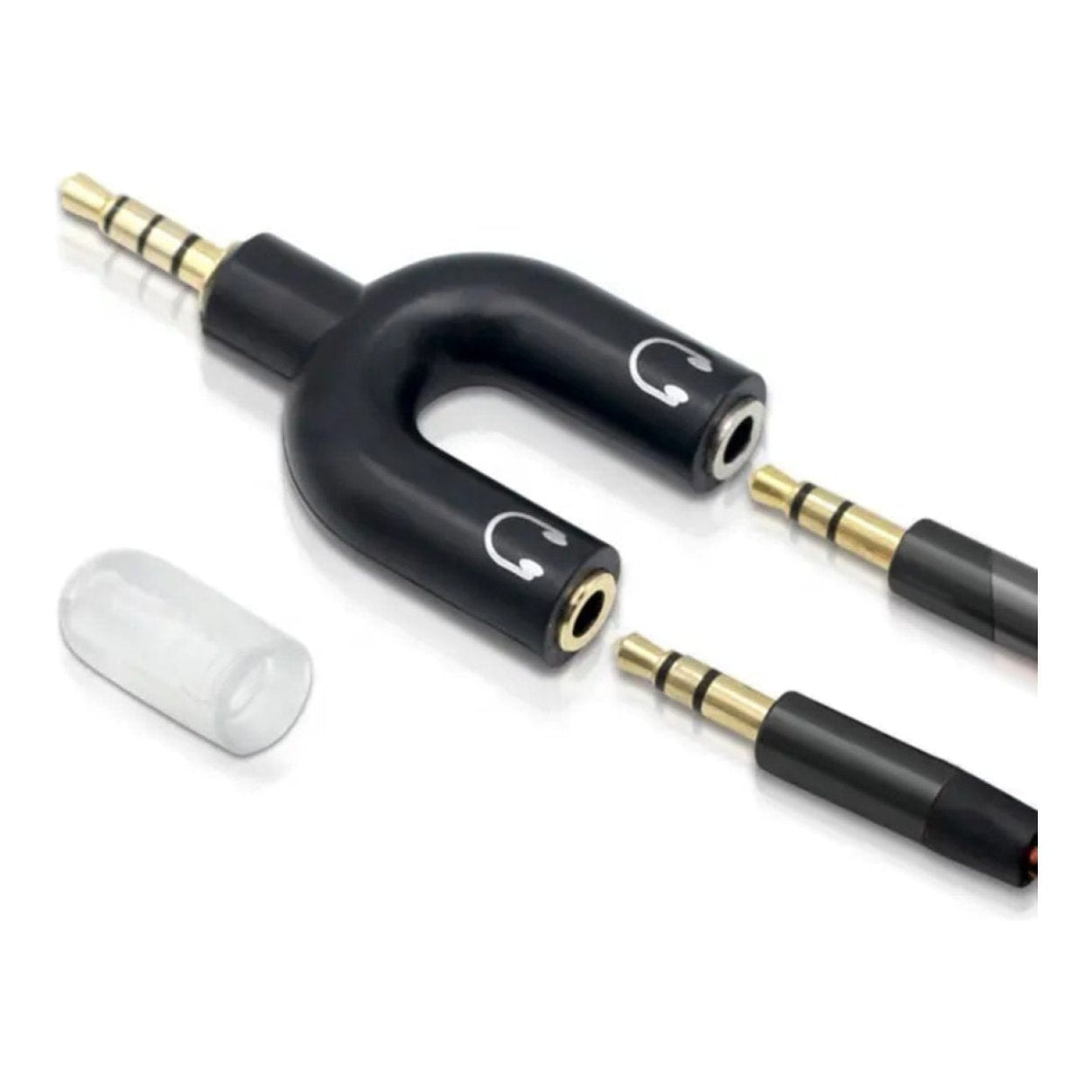 Parrot 3.5mm Male Audio Jack - 2 x 3.5mm Female Audio Jack Adaptor
